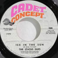 Ice in the sun / When my mind is not live