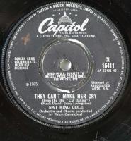 The Ballad of Cat Ballou / They can't make her cry