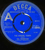 The Special years / Travelling home