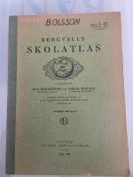 Bergvalls skolatlas - Del I-II i ett band