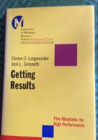 Getting Results Five Absolutes for High Performance