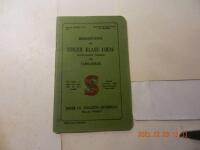 Bruksanvisning f&ouml;r Singer Klass 15K26 Symaskin