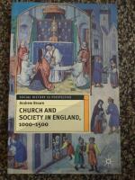 Church and society in England, 1000-1500