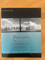 Principles of corporate finance