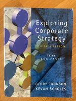 Exploring corporate strategy : [text and cases]