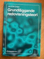 Grundl&auml;ggande redovisningsteori
