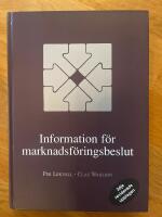 Information f&ouml;r marknadsf&ouml;ringsbeslut