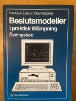Beslutsmodeller - &Ouml;vningsbok