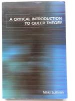 A Critical Introduction to Queer Theory