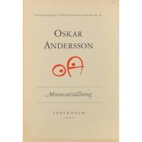 Oskar Andersson &ndash; Minnesutst&auml;llning