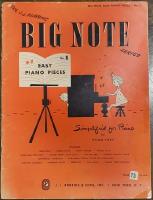 Easy piano pieces no 1, simplified for piano &ndash; The J. J. Robbins Big Note Series