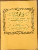Engelska sonatiner fr&aring;n 1700-talet / Early English sonatinas