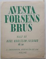 Avestaforsens brus – vals