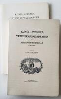 Kungl. svenska vetenskapsakademien &ndash; Personf&ouml;rteckningar 1739&ndash;1915 samt Personf&ouml;rteckningar 1916&ndash;1955