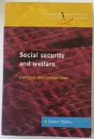 Social security and welfare &ndash; concepts and comparisons