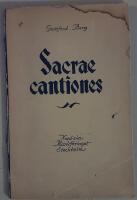Sacrae cantiones &ndash; k&ouml;rkoraler och motetter av &auml;ldre m&auml;stare