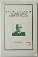Second thoughts &ndash; selected papers on psycho-analysis