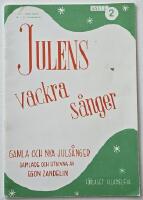 Julens vackra s&aring;nger, h&auml;fte 2 &ndash; gamla och nya juls&aring;nger, samlade och utgivna av Egon Zandelin