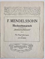 Hochzeitsmarsch &ndash; aus der Musik zum Sommernachtstraum, Op. 61, f&uuml;r Orgel [Br&ouml;llopsmarsch]