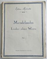 Lieder ohne Worte &ndash; piano