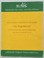 Die Kegelduette &ndash; f&uuml;r zwei Klarinetten gleicher Stimmung oder andere Melodie-Instrumente
