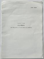 Gloria &ndash; per Soli, Coro a 4 voci miste ed Orchestra: Coro Donne