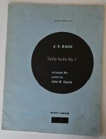 Cello Suite No. 1 &ndash; arranged for guitar