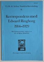 Ur fil dr Arthur Nord&eacute;ns brevv&auml;xling 2 &ndash; Korrespondens med Edward Ringborg 1914&ndash;1929 [s&auml;rtryck]