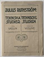 Tekniska studier f&ouml;r violin &ndash; Passagespelets mekanik