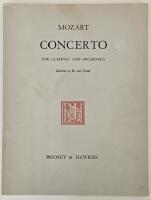 Concerto for clarinet and orchestra, KV 622 &ndash; Clarinet in Bb and piano