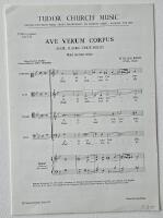 Tudor church music &ndash; Ave verum corpus