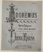 Adoremus &ndash; M&eacute;lodie Religieuse pour Piano et Orgue-m&eacute;lodium avec accomp. de Violon et Violoncelle (ad-lib), Op. 72