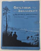 Gotl&auml;ndsk sommarnatt &ndash; s&aring;ng f&ouml;r piano