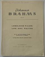 Love Song Waltzes / Liebeslieder Walzer Op. 52 &ndash; for Piano Duet with Solo and mixed voices