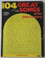 104 Great Songs &ndash; of the 20th Century, Volume 1