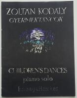 Gyermekt&aacute;ncok / Children's Dances, for the black keys &ndash; piano solo