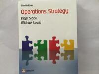 Operations strategy