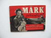 Husmoderns nya monogrambok " M&auml;rk personligt "