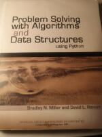 Problem solving with algorithms and data structures using Python