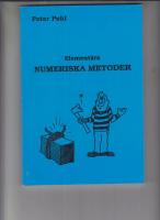 ELEMENT&Auml;RA NUMERISKA METODER