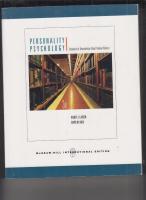 Personality psychology - domains of knowledge about human nature