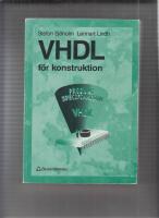 VHDL för konstruktion : [produktspecifikation VHDL]
