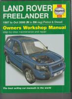 LAND ROVER FREELANDER 1997 TO OCT 2006( R TO 56 REG)