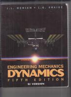 Engineering Mechanics: Dynamics, SI Version, 5th Edition