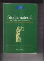 Studiematerial f&ouml;r juridisk introduktionskurs