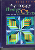 PSYCHOLOGY THEMES & VARIATIONS FIFTH EDITION