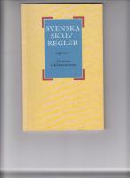 Svenska skrivregler
