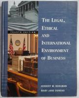 the legal ethical and international environment of business