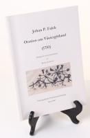 Oration om V&auml;sterg&ouml;tland (1751). Redigerad och kommenterad av Benny Jacobsson