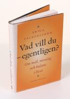 Vad vill du - egentligen? Om m&aring;l, medning och balans i livet